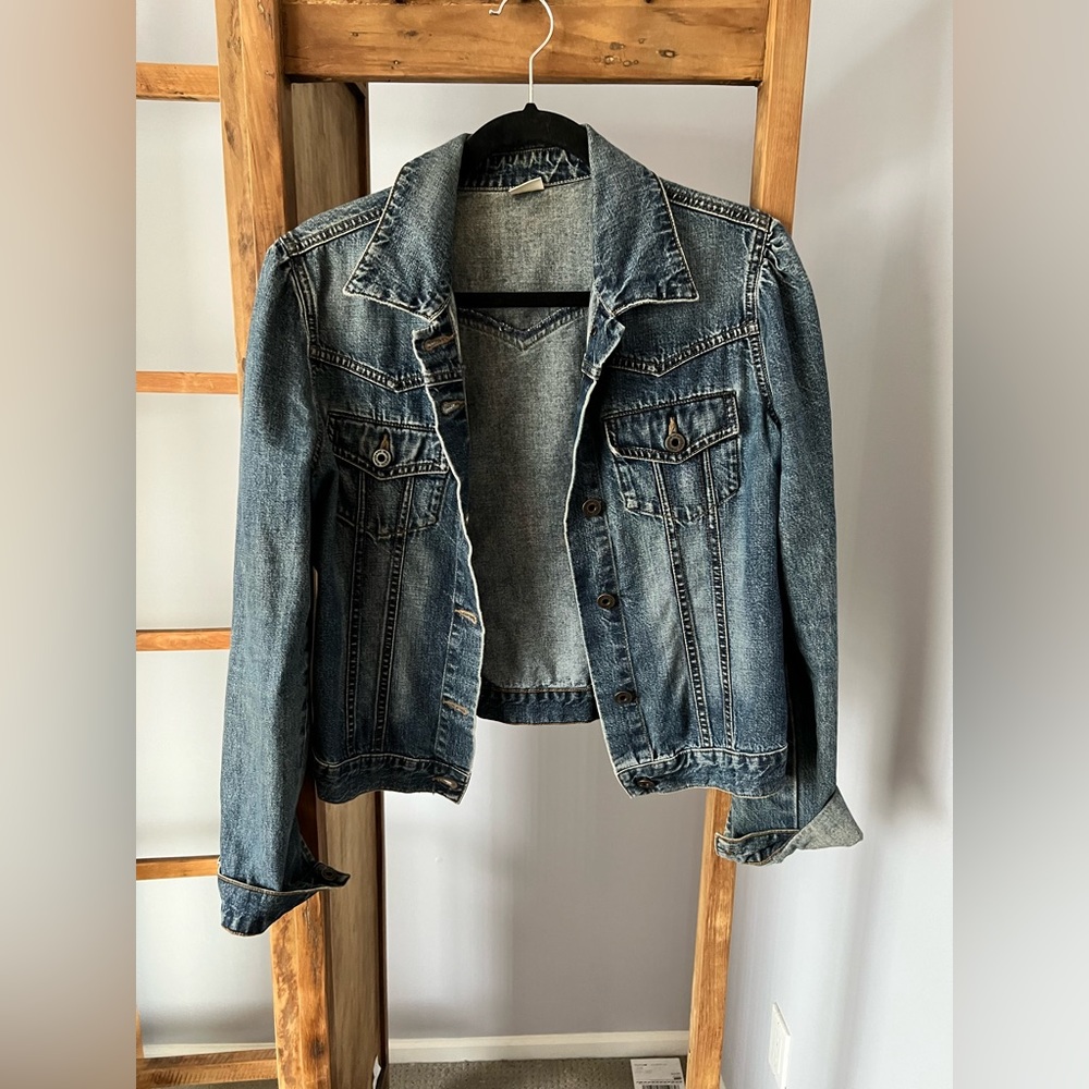 Mavi denim jacket - 100% cotton and cropped fit size L
